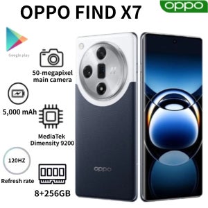 2026년형 OPPO Find X7 스마트폰 - 글로벌 버전, 100W 고속 충전, Dimensity 9300 칩셋, 8GB 램, 256GB 저장 용량