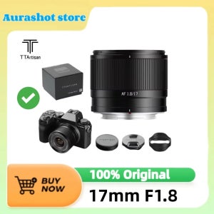 TTArtisan AF 17mm F1.8 APS-C 광각 단렌즈 자동 초점 경량형 (소니 E, 후지필름 X, 니콘 Z 마운트 카메라 A6400 XT30 호환)