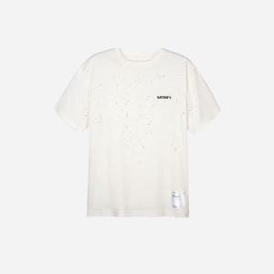 [새티스파이] [세티스파이] SATISFY 모스테크 티셔츠 러닝 반팔티 MothTech T-Shirt-오프 화이트 WA 11006-11108