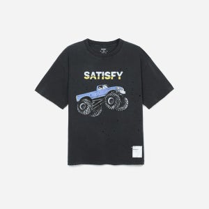 [새티스파이] [세티스파이] SATISFY 모스테크 티셔츠 러닝 반팔티 MothTech T-Shirt-에이지드 블랙 A21 11006-00A21
