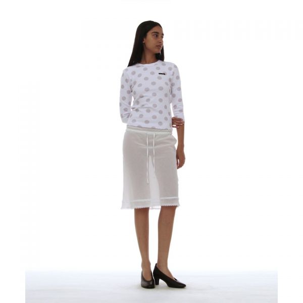 PWC 레이스 트림 오버레이 미디 스커트