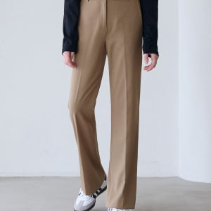 드로우핏우먼 드로우핏 우먼 컴피 울 스트레이트 슬랙스 [BEIGE] 여성슬랙스 슈트팬츠 DFWMPT4302BE 4273920