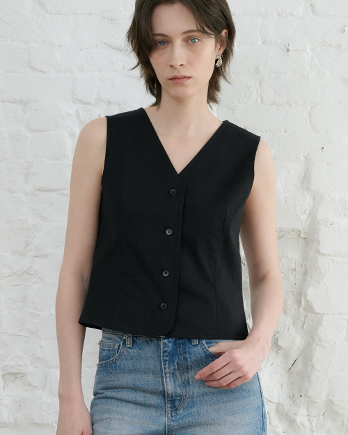 블루브릭 Linen vest BL-26SM-JK-39