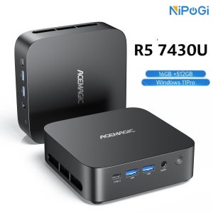 니포기 미니 PC AMD 라이젠5 7430U 16GB 램 512GB ROM WiFi 6 윈도우 11 BT5.2 미니 PC AMD 라이젠 R2544(비트 4300U) 오피스 데스크탑