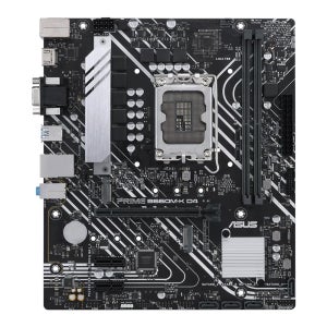 ASUS 프라임 B660M-K D4 LGA 1700 64GB PCI-E 4.0 1×VGA 1×HDMI 24.4×21.1cm