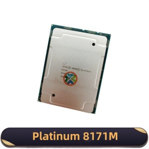인텔 제온 플래티넘 8171M SR3LZ CPU 26코어 52스레드 2.6GHz LGA3647 서버 마더보드용 플래티넘8171M