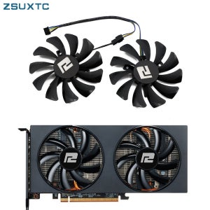 DIY 85mm RX 5700 5500 5600 XT 그래픽 카드 팬 ​ Powercolor RX 6700XT 6600XT 6600 파이터 냉각 Fa용