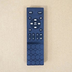 6단 속도 설정 및 2시간 타이머가 있는 1Pc 천장 선풍기 리모컨, 침실용 선풍기용 2.4G 무선 인버터 컨트롤러, 블랙