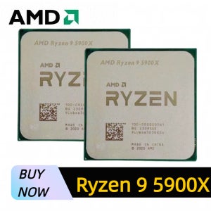 AMD Ryzen 9 5900X R9 5900X 3.7GHz~4.8GHz 12코어 24스레드 CPU 프로세서 7NM L2=6MB L3=64M 소켓 AM4 특가 판매