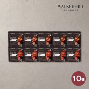 워커힐 한돈한우  함박 스테이크 180g * 10팩 (클래식 데미그라스 5팩+ 토마토 5팩)