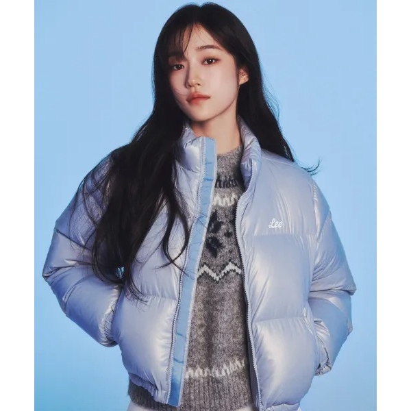 LEE 우먼 노르딕 니트 그레이