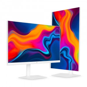 래안텍 아트파인 AQ3299K W100 iPS QHD USB-C 화이트 멀티스탠드 무결점