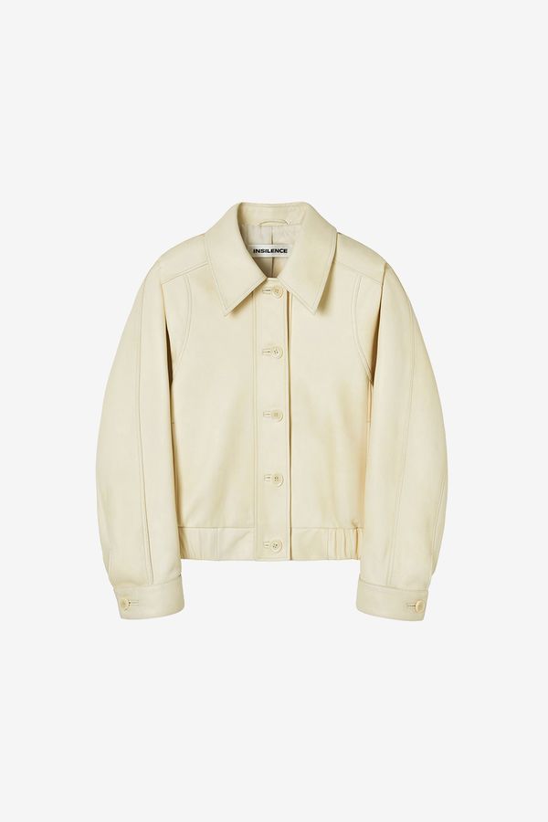 [인사일런스우먼] [ITALY] 베지터블 램스킨 자켓 BUTTER BEIGE_IW2B2JK04BE