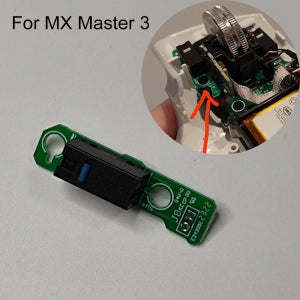 로지텍 MX 마스터 3 교체용 마우스 단추 보드, 마우스 왼쪽 키보드 액세서리 부품