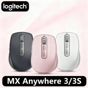 로지텍 마스터 시리즈 MX 애니웨어 3S 블루투스 무선 무소음 마우스 부드러운 소리 사무실 여성용 태블릿