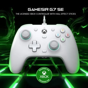 GameSir G7 SE Xbox 게임 컨트롤러 유선 게임패드 (Xbox Series X, Xbox Series S, Xbox One 호환, PC용 홀 이펙트 조이스틱 포함)
