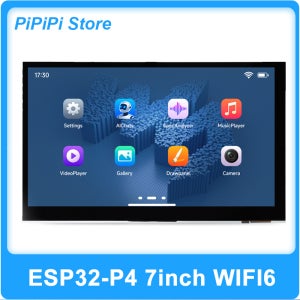 ESP32-P4 WIFI6 7인치 터치 디스플레이 화면 개발 보드 1024×600 픽셀 ESP32-C6 BLE5.0 32MB PSRAM Deepseek AI
