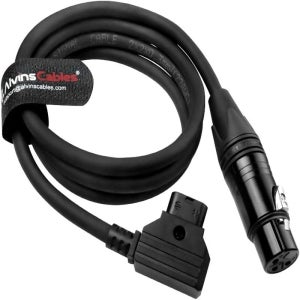 Alvin’s Cables D-탭 - XLR 3핀 암형 전원 케이블(SmallRig RC 120B 비디오 라이트용) 1M/39.4인치 24V DC