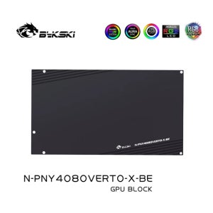 Bykski 워터 블록은 PNY GeForce RTX 4080 Super Founders Edition GPU 카드/0.3mm 제트 마이크로 워터웨이 N-PNY4080VERTO-X