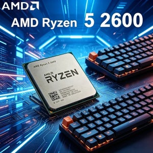 AMD Ryzen 5 R5 2600 프로세서 3.4GHz 6코어 12스레드 CPU 소켓 AM4 게이밍 및 사무용