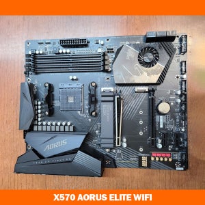 X570 AORUS ELITE WIFI 마더보드 AM4 4XDDR4 128GB ATX 기가바이트 데스크탑 메인보드용