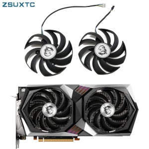 MSI Radeon RX 6700 XT 게이밍 X GeForce RTX 3060 그래픽 비디오 카드 냉각 팬용 95MM 4PIN PLD10010S12HH RTX3060 Ti GPU