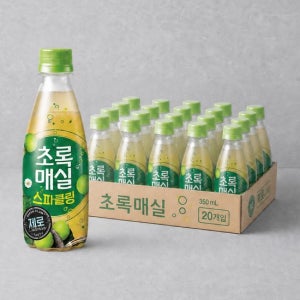 [웅진식품]초록매실 스파클링 제로 350mL*20개입