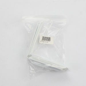 한양정밀 코너철 백색 100 100x30mm 5p 꺾쇠 철물 브라켓