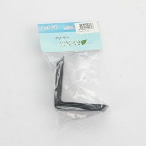 한양정밀 코너철 흑색 100 100x30mm 5p 꺾쇠 철물 브라켓