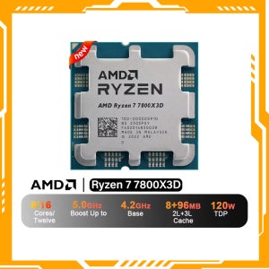 AMD 라이젠 7 5800X R7 5800X 3.8GHz 4.7GHz 8코어 16스레드 105W CPU 프로세서 L2 4MB L3 32MB 소켓 AM5 CPU