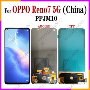 OPPO Reno 7 5G 중국 버전 LCD 스크린 PFJM10 LCD 터치 패널 스크린 센서 디지타이저 어셈블리 Reno7 5G 디스플레이