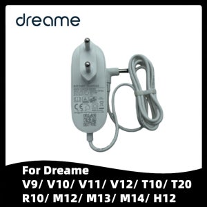 Dreame V9/ V10/ V11/ V12/ T10/ T20/ R10/ M12/ M13/ M14/ H12 진공청소기용 EU 플러그가 포함된 정품 충전기