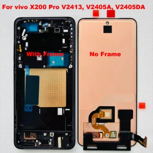 Vivo X200 Pro LCD 디스플레이 V2413 터치 스크린 어셈블리 Digiziter vivo X200Pro 디스플레이 교체 용 6.78 ’’AMOLED 오리지널