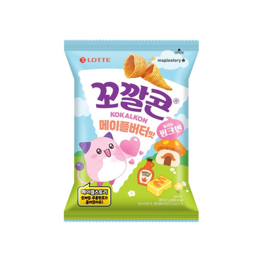 꼬깔콘 메이플스토리 메이플버터맛, 134g, 6개 (8,850원) (무료)