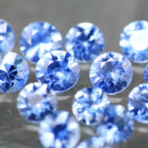 천연 미가열 사파이어 반지 주얼리용 보석 2.4mm