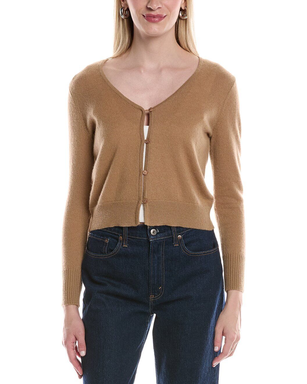 필로소피 브이넥 크롭 캐시미어 가디건 V Neck Cropped Cashmere Cardigan 317996250 157152298
