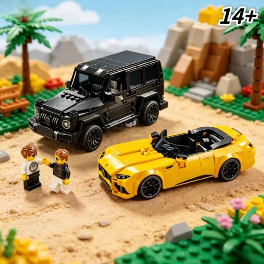 2026년 신제품 76924 808PCS AMG G63 블록 장난감 홈 데스크탑 장식품