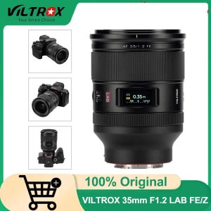 VILTROX 35mm F1.2 LAB 자동 초점 풀프레임 인물용 프라임 렌즈 대구경 미러리스 카메라 렌즈 (소니 E, 니콘 Z 마운트)