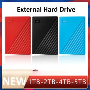 WD 고속 외장 스토리지 WD 외장 하드 드라이브 디스크 USB 3.0 1TB 2TB 4TB 500GB 휴대용 암호화 모바일 하드 디스크