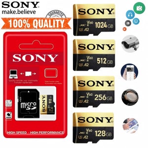 소니 익스트림 프로 마이크로 TF SD 카드 1TB 512GB 256GB 128GB 64GB 클래스 10 UHS-1 플래시 카드 메모리 마이크로SD 휴대폰 카메라 드론용