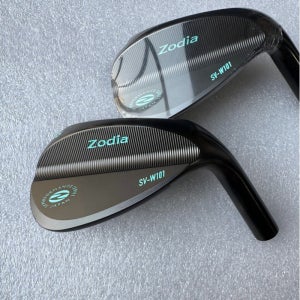 Zodia SV-W101 단조 탄소강 골프 웨지 헤드, 블랙 컬러, 페룰 매칭