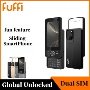 FUFFI S24 Pro 슬라이딩 미니폰 4.0인치 HD 컬러 스크린폰 재미있는 기능폰 4G 네트워크 듀얼심 학생용 휴대폰