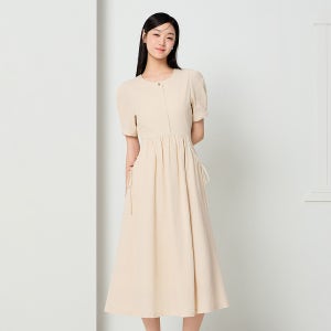 [JJ지고트] 시어서커 퍼프 플레어 원피스 (YELLOW) GS6P0OP611