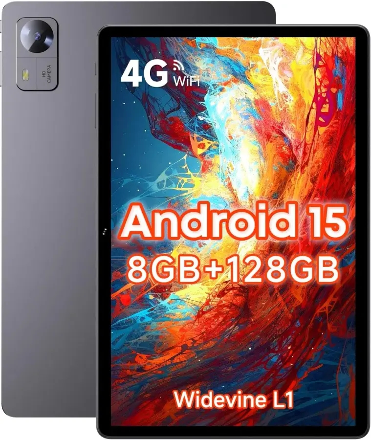 츄위 안드로이드 15 태블릿 10.1 8GB RAM ROM 1TB 확장 옥타코어 4G SIM 잠금 해제 HD IPS 13MP 카메라 대표 이미지