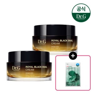닥터지 로얄 블랙 스네일 크림 50ml 2개 (증)레드 블레미쉬 쿨 콜라겐 탄력 마스크
