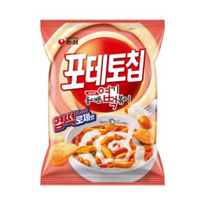 농심 포테토칩 엽떡로제맛 (95G)
