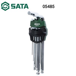 Sata 05485 휴대용 육각 렌치 세트 헥사곤 소켓 스크루드라이버 육각형 엣지 툴 세트 9종