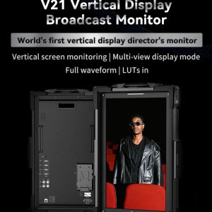 Desview V21 수직 방송 모니터 4K 60fps HDMI 지원 1080P 멀티뷰 디스플레이 모드 3D-LUT 모니터링 보호 케이스
