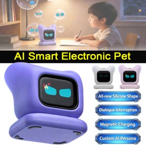 AI 스마트 전자 애완동물 AI 음성인식 전자 애완차 로봇 감정적 상호작용 챗봇 AI 딥시크 생일 선물