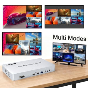 4K 60Hz 1080p 6x1 HDMI 멀티뷰어 2 3 4 5 6 멀티 스크린 분할기 4x1 쿼드 멀티뷰어 무결점 전환 USB 마우스 키보드용